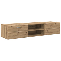 vidaXL Wooden Cabinet 150 x 39 x 30 cm Artisan Oak Engineered Wood 2