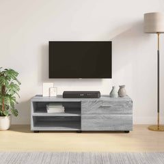 vidaXL Wooden Cabinet 100.5 x 39 x 30 cm Grey Sonoma Engineered Wood 4