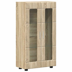 vidaXL Sideboard FLORIN 55.5 x 29 x 100 cm Sonoma Oak Engineered Wood 2