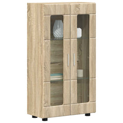 vidaXL Sideboard FLORIN 55.5 x 29 x 100 cm Sonoma Oak Engineered Wood 3