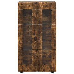 vidaXL Sideboard FLORIN 55.5 x 29 x 100 cm Smoked Oak Engineered Wood 6