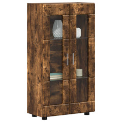 vidaXL Sideboard FLORIN 55.5 x 29 x 100 cm Smoked Oak Engineered Wood 3