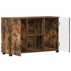 vidaXL Sideboard FLORIN 88.5 x 30.5 x 55.5 cm Smoked Oak 5