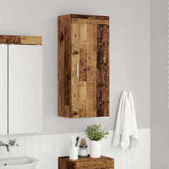 vidaXL Bathroom Wall Cabinet TULUM Old Wood 37 x 24.5 x 86 cm 4