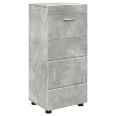 vidaXL Bathroom Cabinet Set TULUM Concrete Grey 37 x 31.5 x 82 cm 2