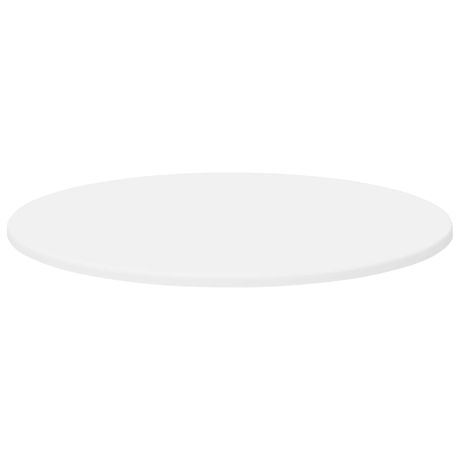 vidaXL Table Top Ø 60 x 1.5 cm Round Engineered Wood White 5