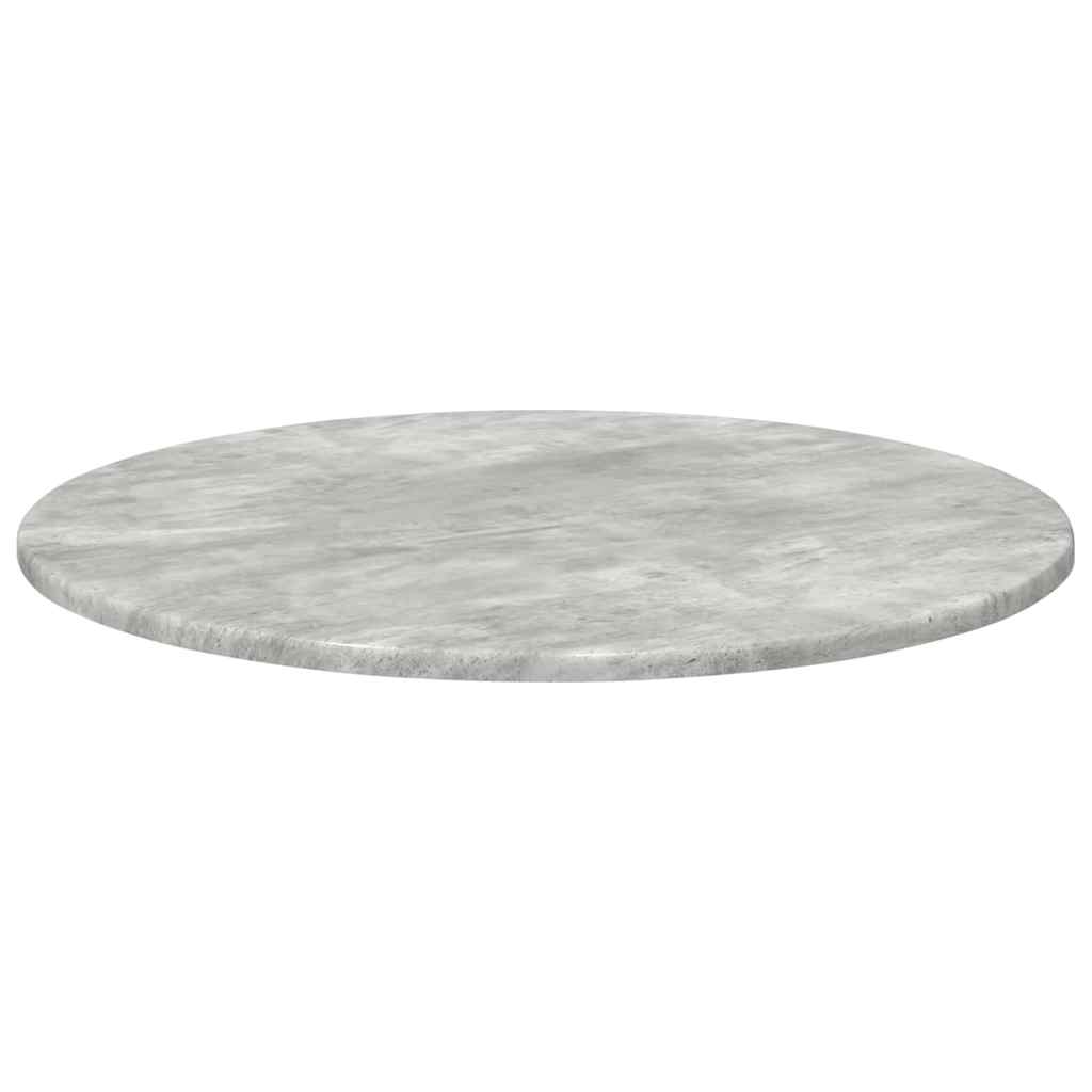 vidaXL Table Top Ø 60 x 1.5 cm Round Engineered Wood Concrete Grey 5