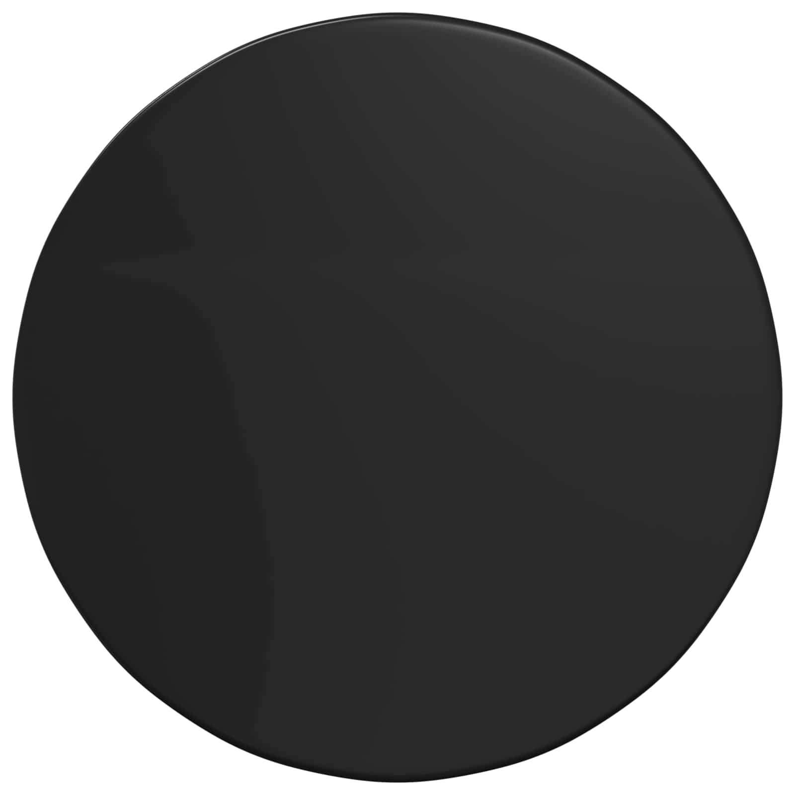vidaXL Table Top Ø 80 x 1.5 cm Round Engineered Wood Black 2