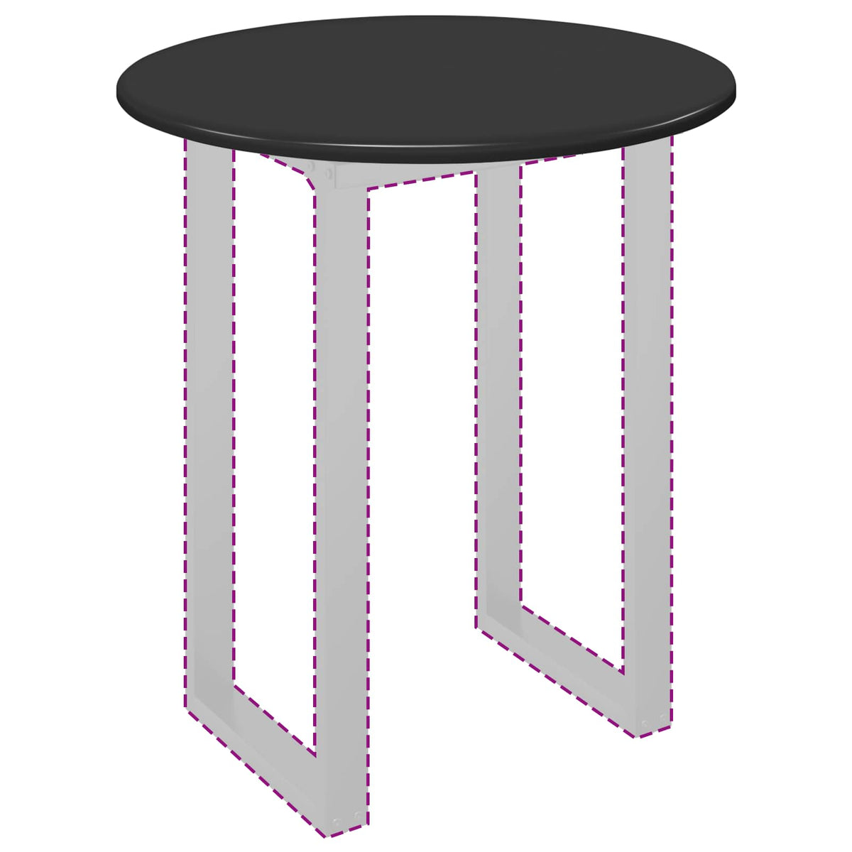 Table Top Round Engineered Wood