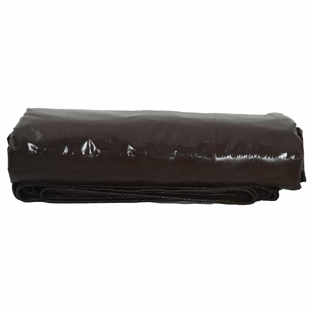 vidaXL Tarpaulin 650g / m² Brown 2 x 3 m Canvas with PVC Coating 3