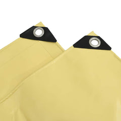 vidaXL Tarpaulin 650g / m² Beige 3 x 3 m Canvas with PVC Coating 5