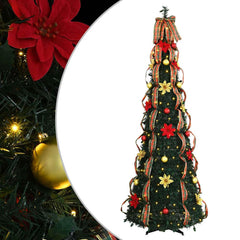 Artificial Christmas Tree Green 120 cm PVC 185 cm