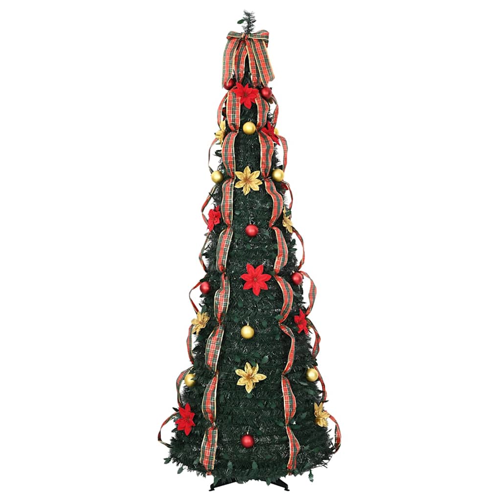 Artificial Christmas Tree Green 120 cm PVC 185 cm