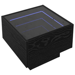 vidaXL Coffee Table Black Oak 40 x 40 x 30 cm Engineered wood 2