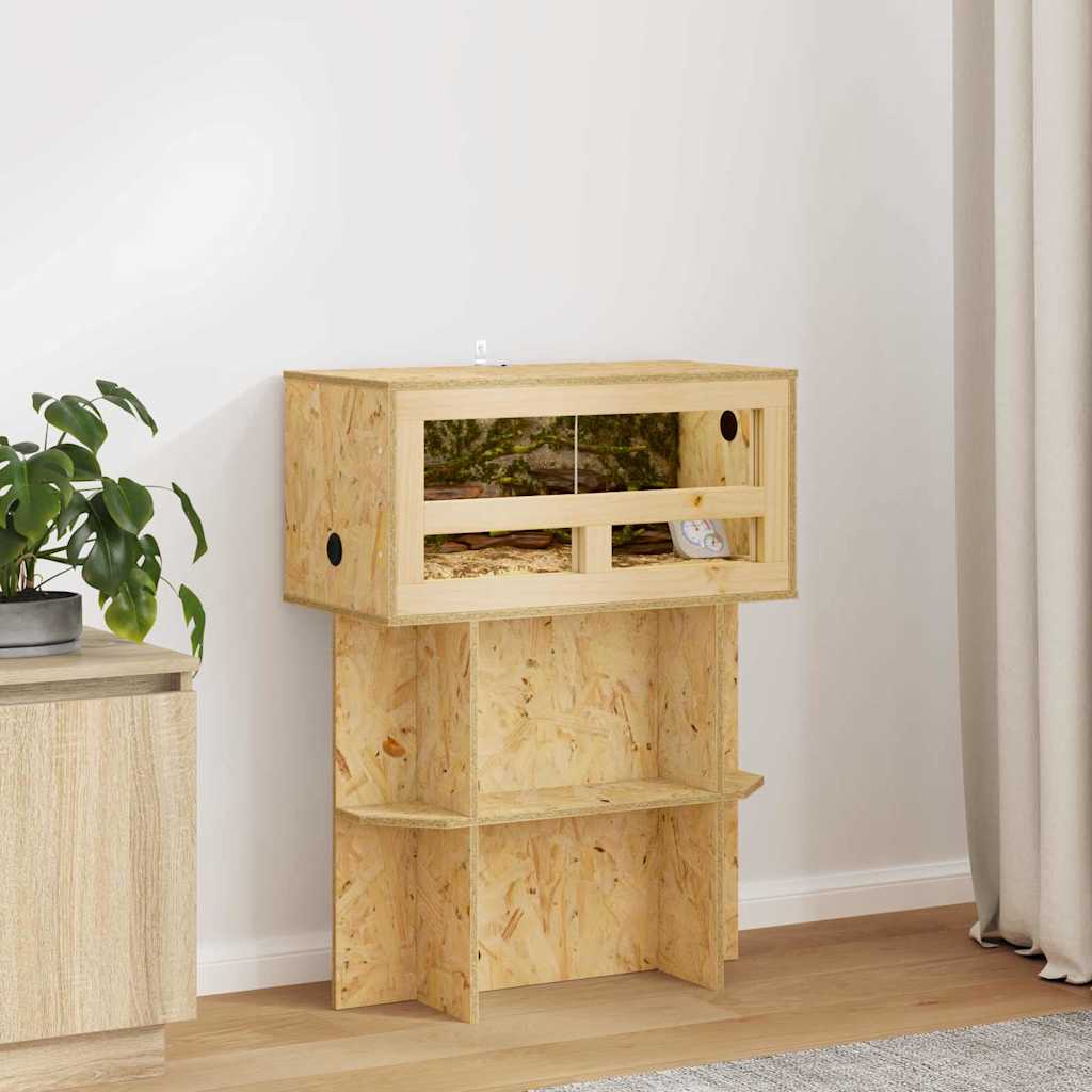 vidaXL Terrarium Brown 60 x 30 x 30 cm OSB 1