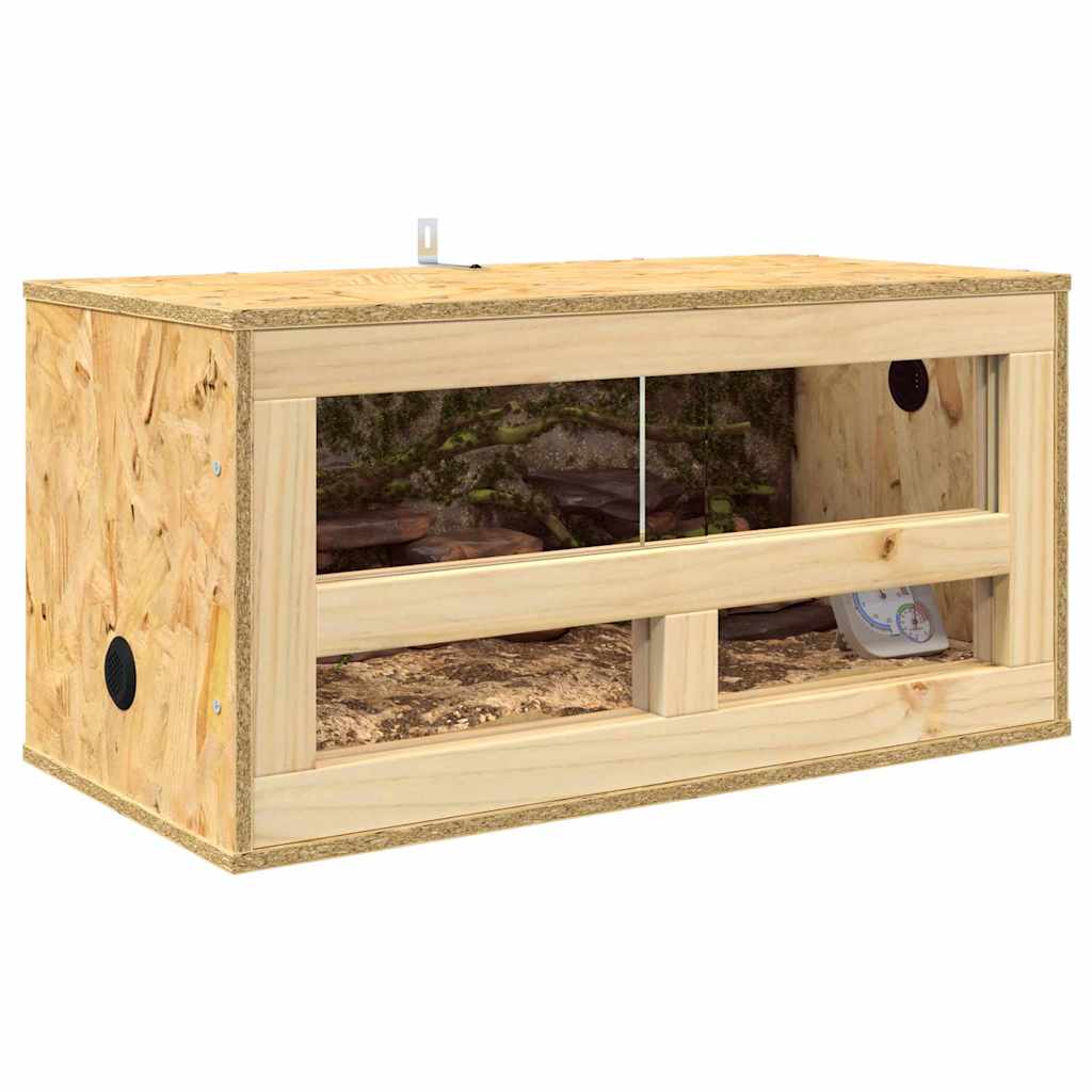 vidaXL Terrarium Brown 60 x 30 x 30 cm OSB 3