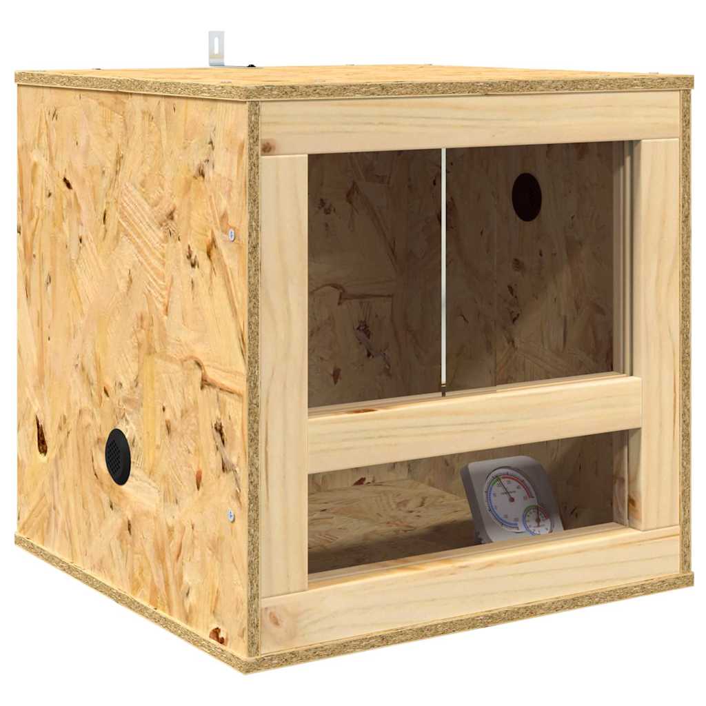 vidaXL Terrarium Brown 40 x 40 x 40 cm OSB 2