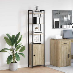 Book Cabinet 6-Tier Engineered Wood in Sonoma Oak
