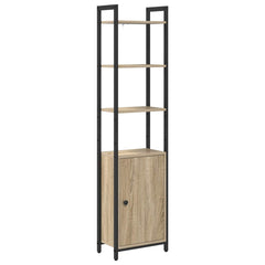 vidaXL Book Cabinet 6-Tier 40 x 24 x 161 cm Engineered Wood Sonoma Oak 2