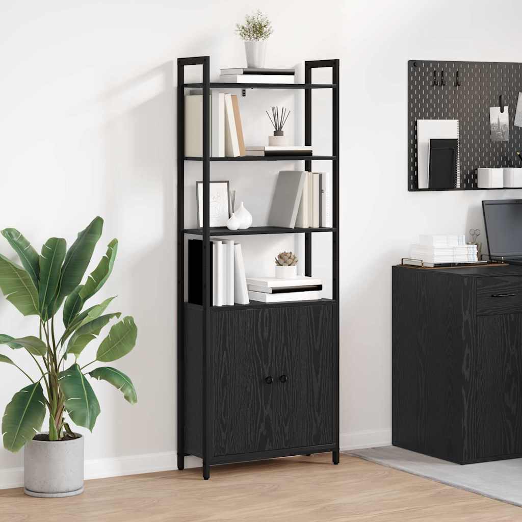 vidaXL Book Cabinet 6-Tier Engineered Wood