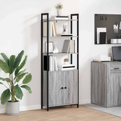 vidaXL Book Cabinet 6-Tier Engineered Wood