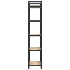vidaXL Bookshelf 5-Tier 56 x 34 x 171 cm Engineered Wood Sonoma Oak 6