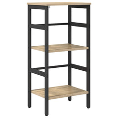 vidaXL Bookshelf 2-Tier 40 x 29.5 x 81 cm Engineered Wood Sonoma Oak 2