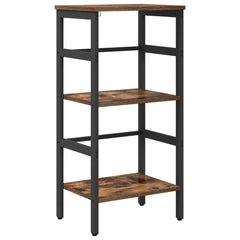 vidaXL Bookshelf 2-Tier 40 x 29.5 x 81 cm Engineered Wood Smoked Oak 2