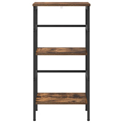 vidaXL Bookshelf 2-Tier 40 x 29.5 x 81 cm Engineered Wood Smoked Oak 5