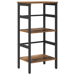 vidaXL Bookshelf 2-Tier 40 x 29.5 x 81 cm Engineered Wood Old Wood 2
