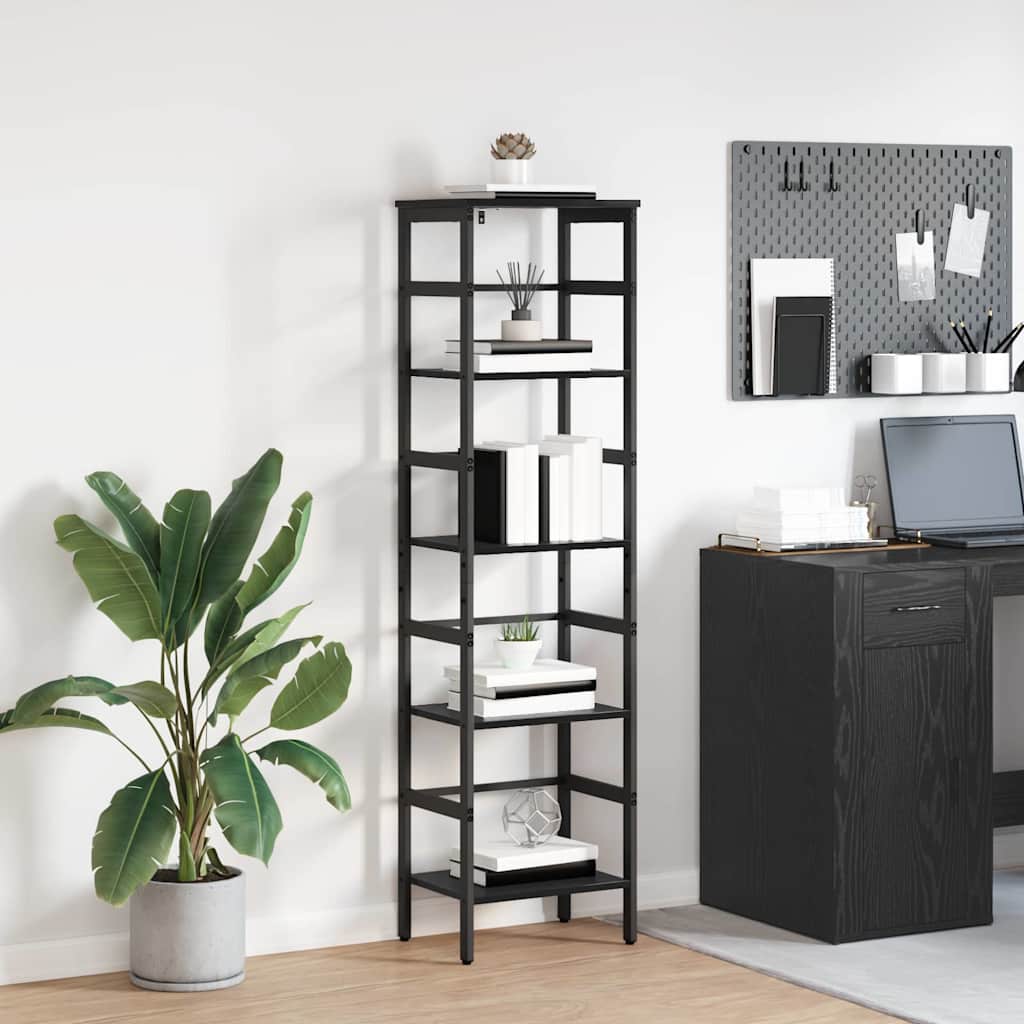 vidaXL Bookshelf 2-Tier Engineered Wood Width 40 cm