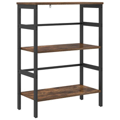 vidaXL Bookshelf 2-Tier 60 x 29.5 x 81 cm Engineered Wood Smoked Oak 2