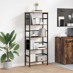 vidaXL Bookshelf 2-Tier Engineered Wood Width 60 cm