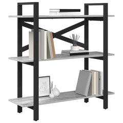 vidaXL Bookshelf 3-Tier 100 x 33.5 x 102 cm Engineered Wood 3