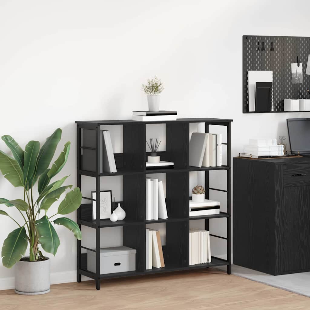 vidaXL Bookshelf 9-Tier Engineered Wood Width 102 cm