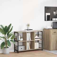 Bookshelf 9-Tier Engineered Wood Width 102 cm Sonoma oak