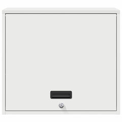 vidaXL Wall Cabinet for Garage with Gas-lift Door White 6