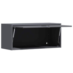 vidaXL Wall Cabinet for Garage with Gas-lift Door Anthracite 5