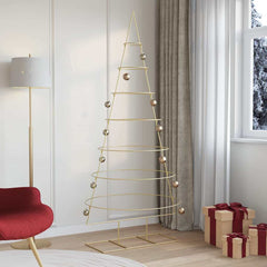 vidaXL Metal Christmas Tree with Stand KUOPIO Steel