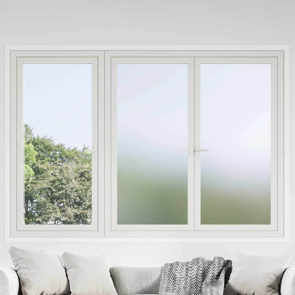 vidaXL Self-adhesive Window Film Frosted Grey 90 x 2000 cm PVC 1