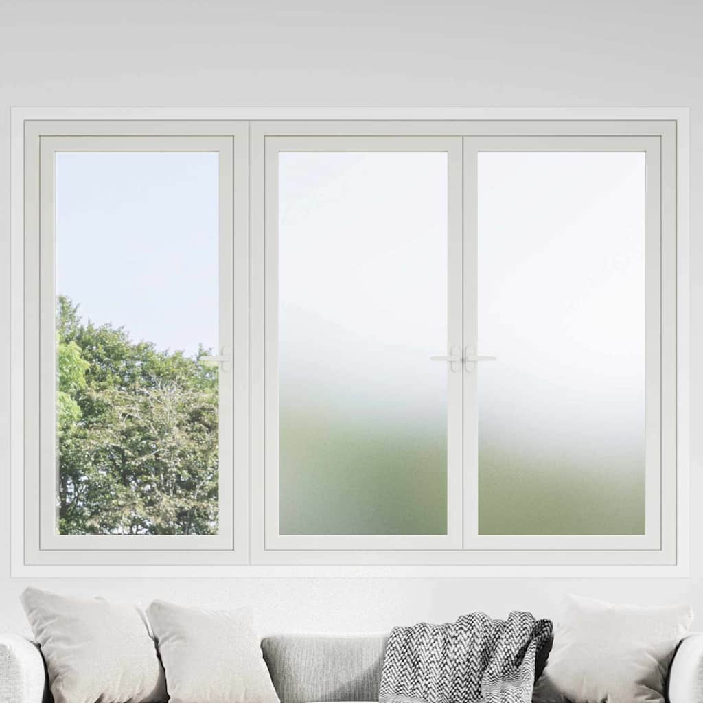 vidaXL Self-adhesive Window Film Frosted White 90 x 2000 cm PVC 1