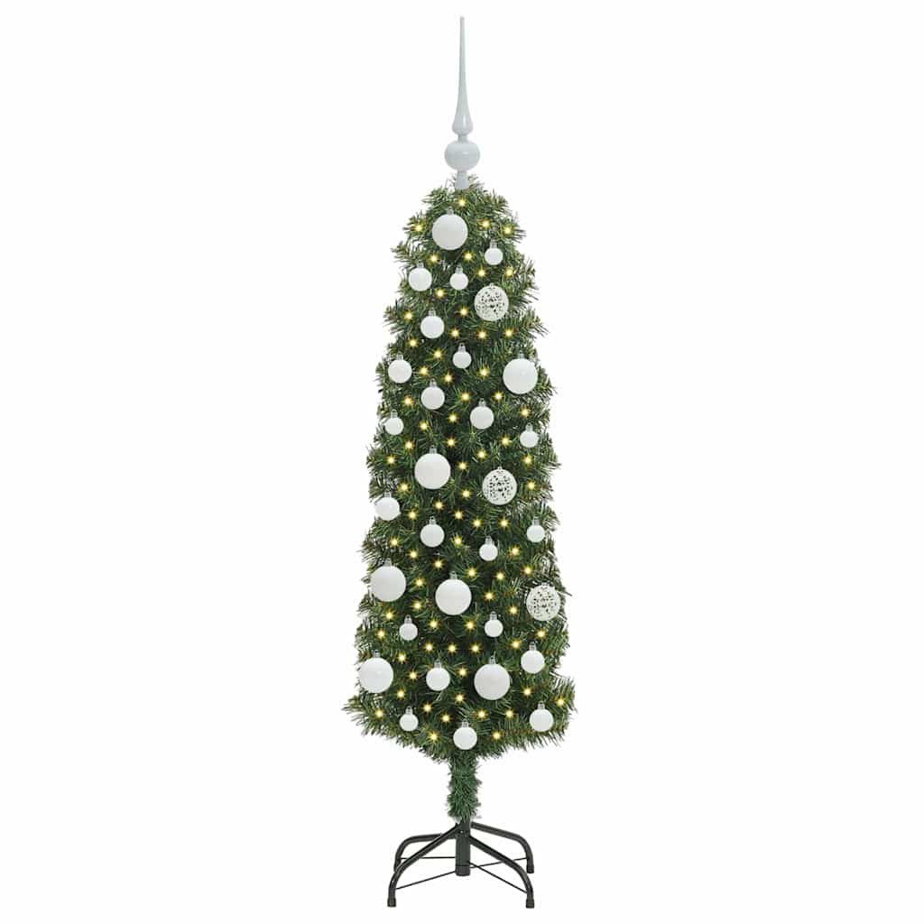 vidaXL Artificial Christmas Tree with 150 LEDs with Stand Green 120 cm 3