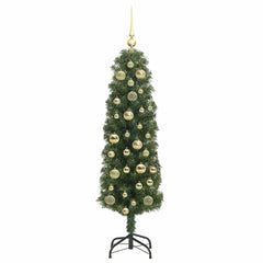 vidaXL Artificial Christmas Tree with 150 LEDs with Stand Green 120 cm 4