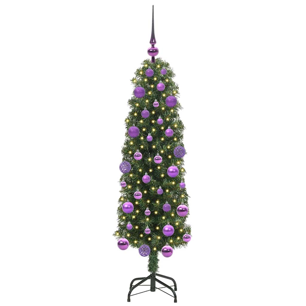 vidaXL Artificial Christmas Tree with 150 LEDs with Stand Green 120 cm 3
