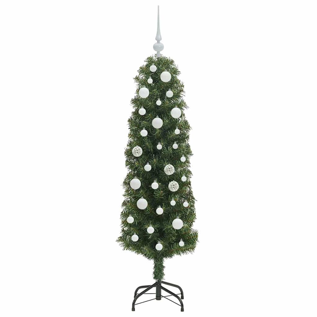 vidaXL Artificial Christmas Tree with 150 LEDs with Stand Green 150 cm 4