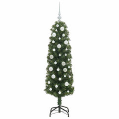 vidaXL Artificial Christmas Tree with 150 LEDs with Stand Green 150 cm 4