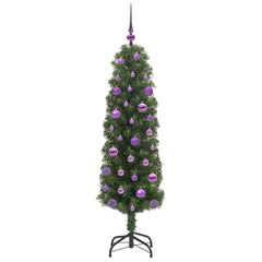 vidaXL Artificial Christmas Tree with 150 LEDs with Stand Green 150 cm 4
