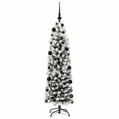 vidaXL Artificial Christmas Tree with 150 LEDs with Stand Green 150 cm 3