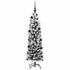 vidaXL Artificial Christmas Tree with 150 LEDs with Stand Green 150 cm 4
