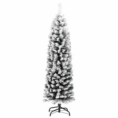 vidaXL Artificial Christmas Tree with 150 LEDs with Stand Green 150 cm 4
